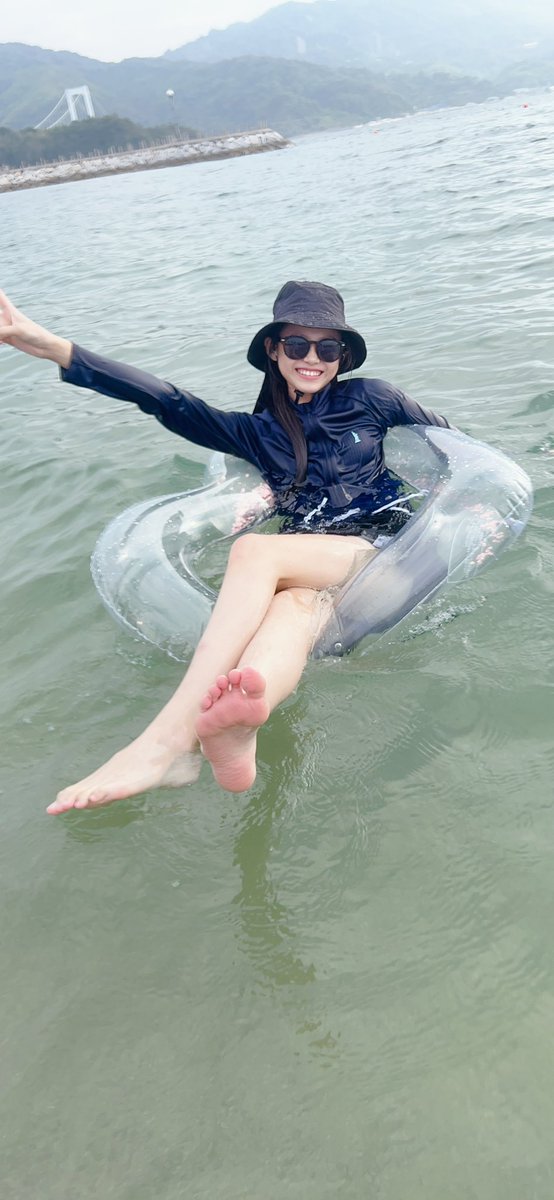 海〜🐬🏝日焼け対策したけど💦
焼けちゃったァ〜💦
 #海  #2025夏  #夏休み