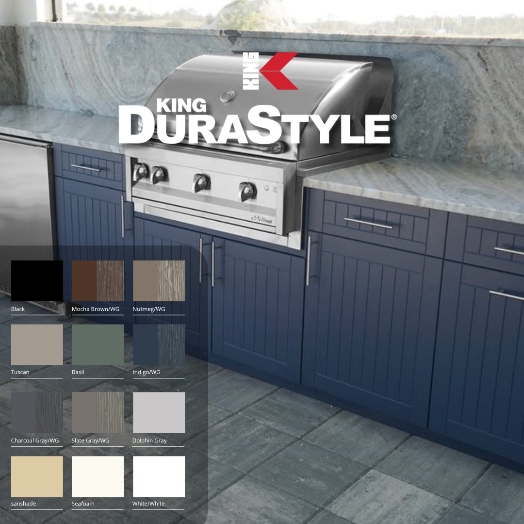 KingPlastic's tweet image. Transform your space with King DuraStyle® Custom Cabinet Doors. Crafted for lasting durability, our doors resist high humidity and moisture—no painting or refinishing required. 

📸: @american.outdoor.cabinets
#KingDuraStyle #KingStarBoardST #HDPE #OutdoorLiving #CabinetDoors