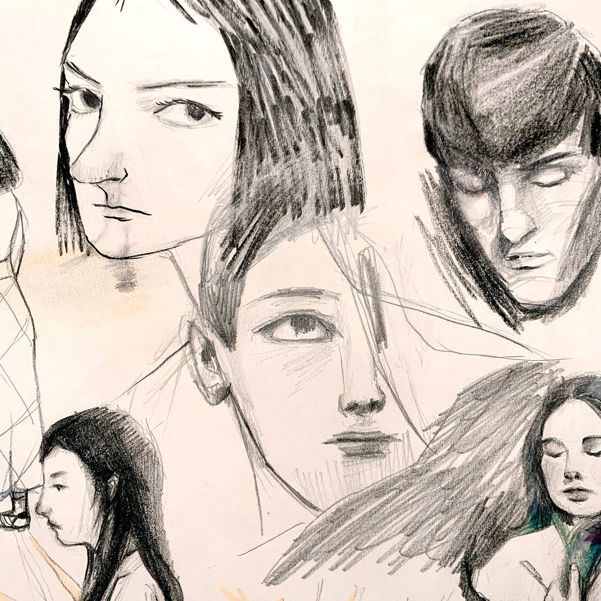 I've made the decision to post regularly—twice or even three times a week. After being away from social media for years, aside from my monthly #kidlitartpostcard, I'm ready to reconnect and share more. 

This is some sketches from my sketchbook.