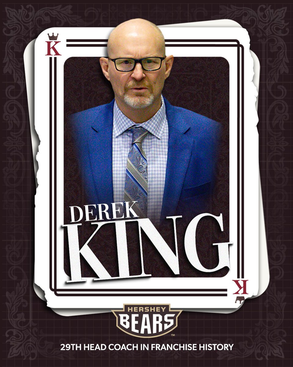 Stacked the deck 🂮

We are thrilled to announce Derek King as the 29th head coach in franchise history! 

📰: bit.ly/3ISji9Q
