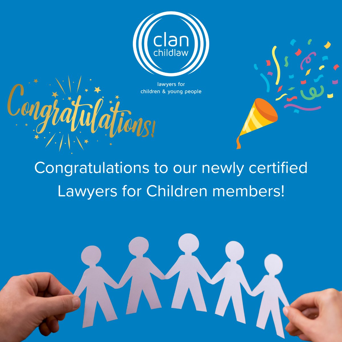 Clan Childlaw (@clanchildlaw) on Twitter photo It’s exciting to see the certification come through for our latest cohort of Lawyers for Children attendees with <a href="/Lawscot/">Law Society Scotland</a> Congratulations to all the new Lawyers for Children members!
And if you want to join them, book now for the next round at lawscot.org.uk/members/cpd-tr… It’s exciting to see the certification come through for our latest cohort of Lawyers for Children attendees with <a href="/Lawscot/">Law Society Scotland</a> Congratulations to all the new Lawyers for Children members!
And if you want to join them, book now for the next round at lawscot.org.uk/members/cpd-tr…