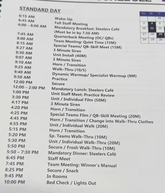 Tony Shiffman (@coachshiffman) on Twitter photo This is from <a href="/Pitt_FB/">Pitt Football</a>
It seems tedious and busy but in reality it’s just structured and concise. College football ain’t about breaking you down, it’s about building good habits. This is from <a href="/Pitt_FB/">Pitt Football</a>
It seems tedious and busy but in reality it’s just structured and concise. College football ain’t about breaking you down, it’s about building good habits.