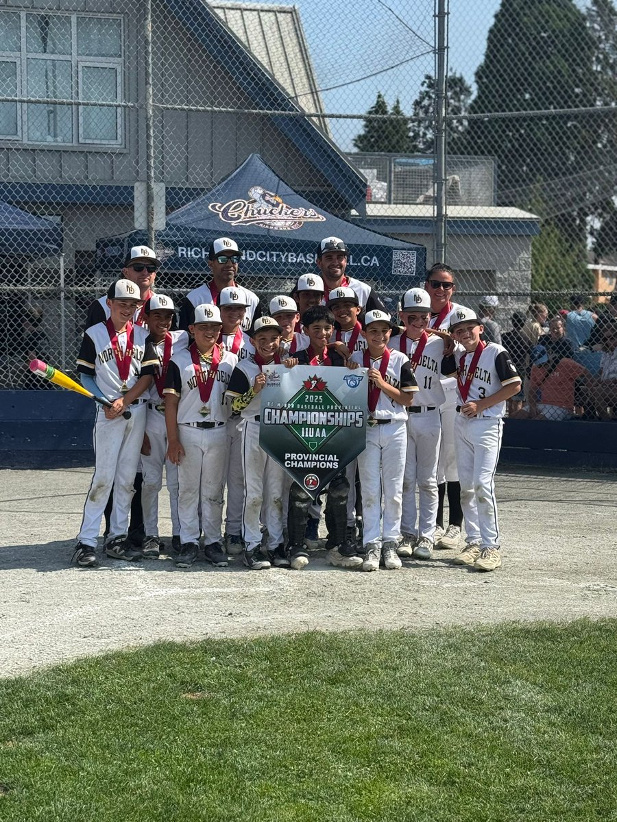 The North Delta Rays your 11U AA Provincial Champs!!

<a href="/Baseball_BC/">Baseball BC 🇨🇦</a> <a href="/bcmbaseball/">BC Minor Baseball Association</a> <a href="/MayorHarvie/">Mayor George Harvie</a> 

Thanks for hosting <a href="/RCBAChuckers/">RCBA Chuckers</a>