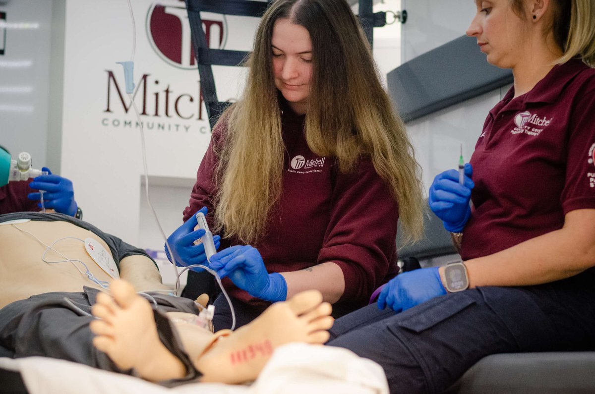 🚑💥 Lights, Sirens, Action! 💥🚑  Mitchell's next Paramedic course starts on August 21. ➡️ To learn more, contact Jim Larsen at jlarsen@mitchellcc.edu or 704-878-4365 or visit mitchellcc.edu/paramedic
