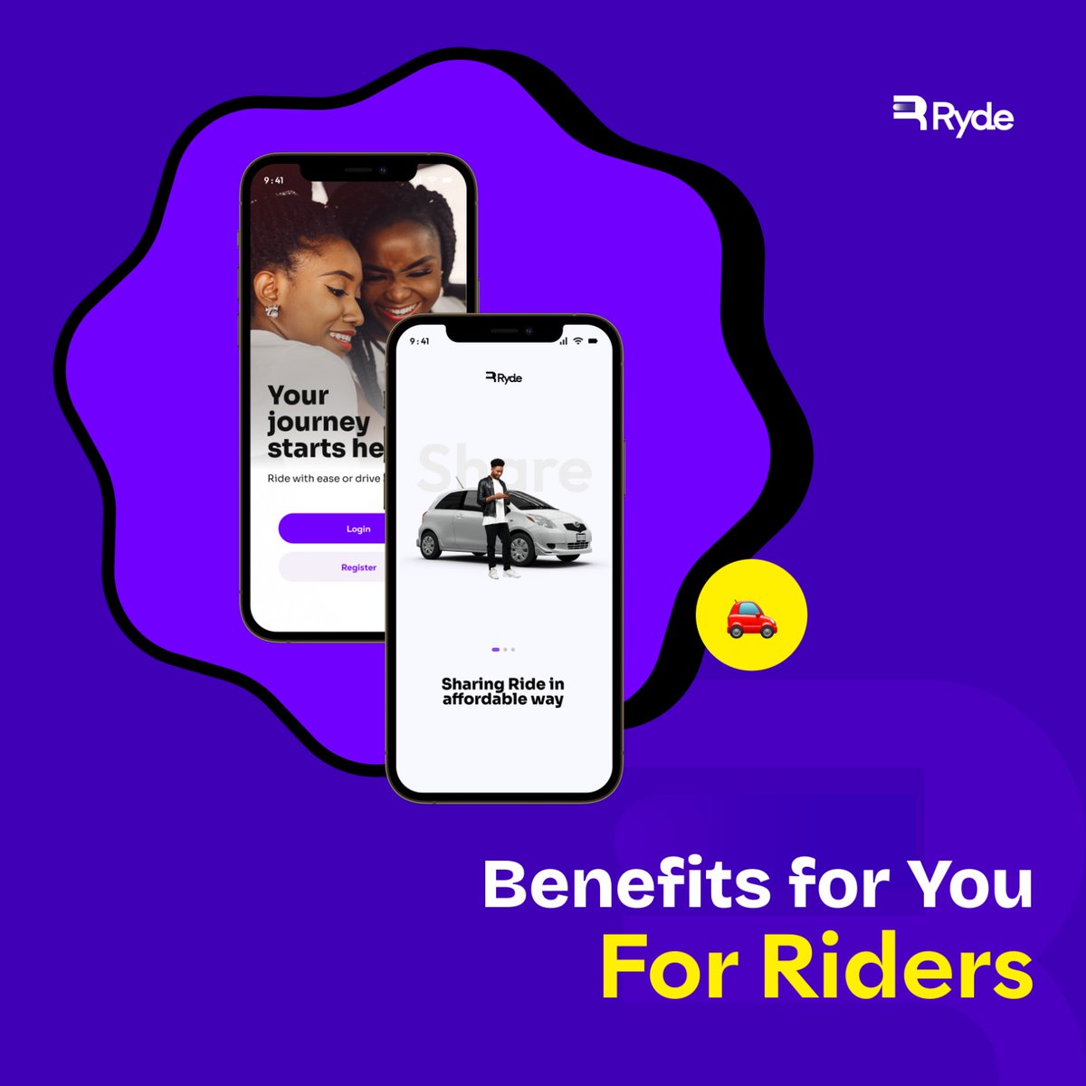 rydechain's tweet photo. 🚗 Ready to ride smarter? With RydeChain you get:

✨ Fair, transparent fares (no surge or hidden fees)
🤝 Direct bookings with drivers
🛡 Verified IDs & real-time tracking
⚡ Secure blockchain payments

#RydeChain #ridesharing #smarttravel #fairpricing #Ghana
