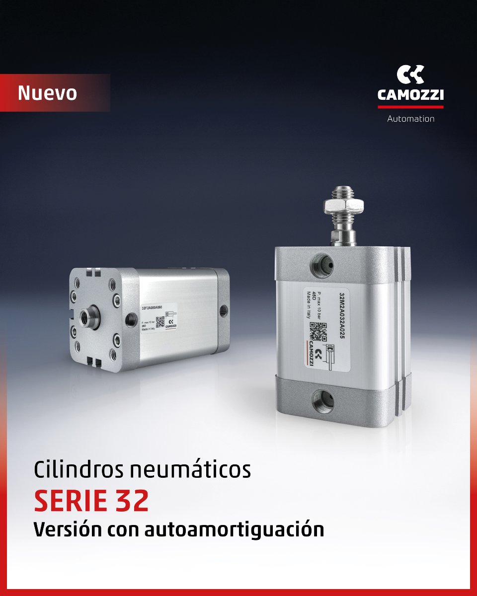 #Camozzi
Cilindros neumáticos Serie 32