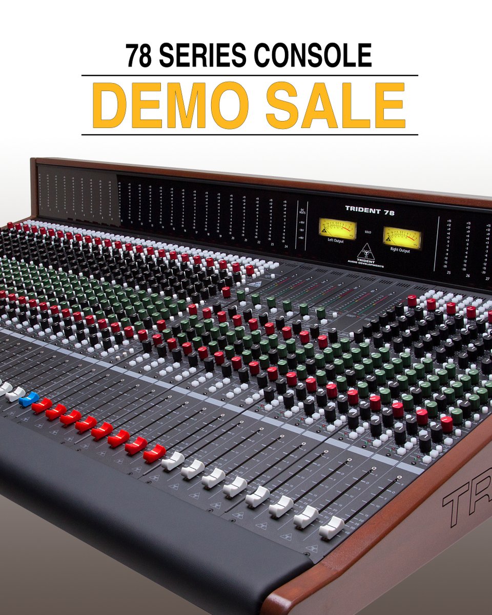 Just a handful of 78 and 88s remain ⚠️ 
Shop our Demo Sale now and don't miss the chance to save thousands on your next new console!  

See all the configurations available
🏷️ bit.ly/4liKz3i