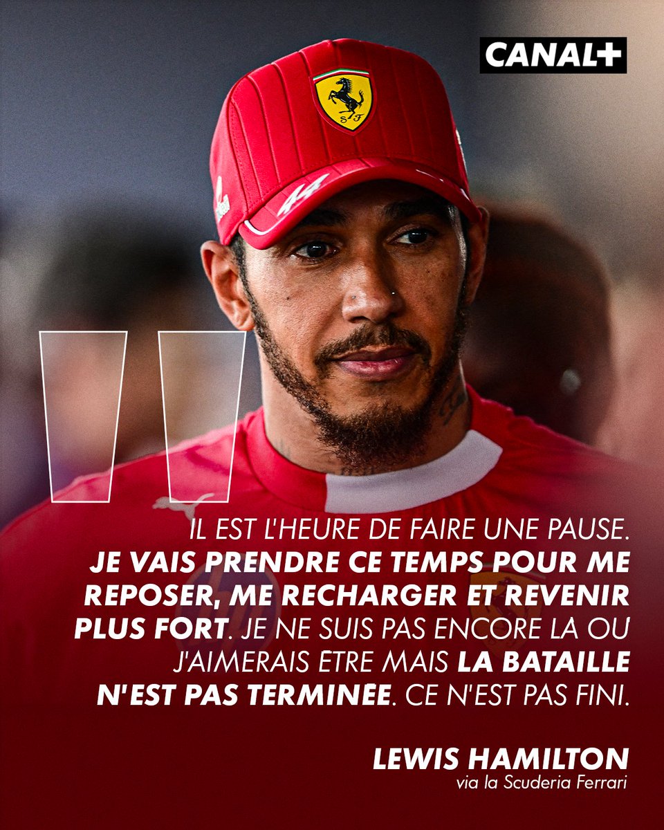 CANAL+ F1® (@canalplusf1) on Twitter photo 🗣️ "La bataille n'est pas terminée." Les mots de Lewis Hamilton après un week-end compliqué en Hongrie 🇭🇺 #f1 #hungariangp 🗣️ "La bataille n'est pas terminée." Les mots de Lewis Hamilton après un week-end compliqué en Hongrie 🇭🇺 #f1 #hungariangp