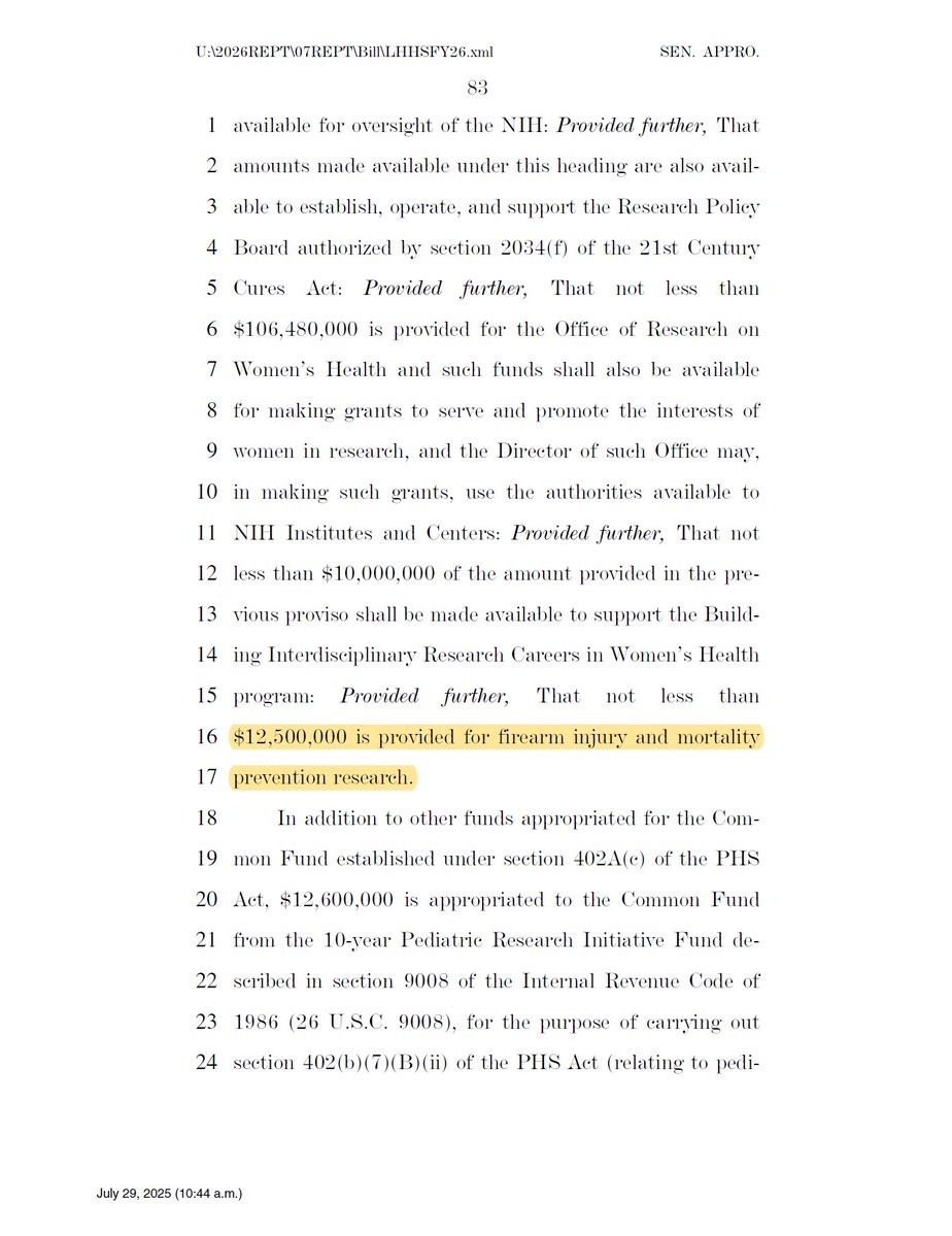 Aidan Johnston (@realgunlobbyist) on Twitter photo Unless <a href="/SenatorCollins/">Sen. Susan Collins</a> & <a href="/LeaderJohnThune/">Leader John Thune</a> are trying to help <a href="/GIFFORDS_org/">GIFFORDS</a> promote & advocate for gun control, they need to strike this <a href="/NIH/">NIH</a> funding ASAP. Unless <a href="/SenatorCollins/">Sen. Susan Collins</a> & <a href="/LeaderJohnThune/">Leader John Thune</a> are trying to help <a href="/GIFFORDS_org/">GIFFORDS</a> promote & advocate for gun control, they need to strike this <a href="/NIH/">NIH</a> funding ASAP.