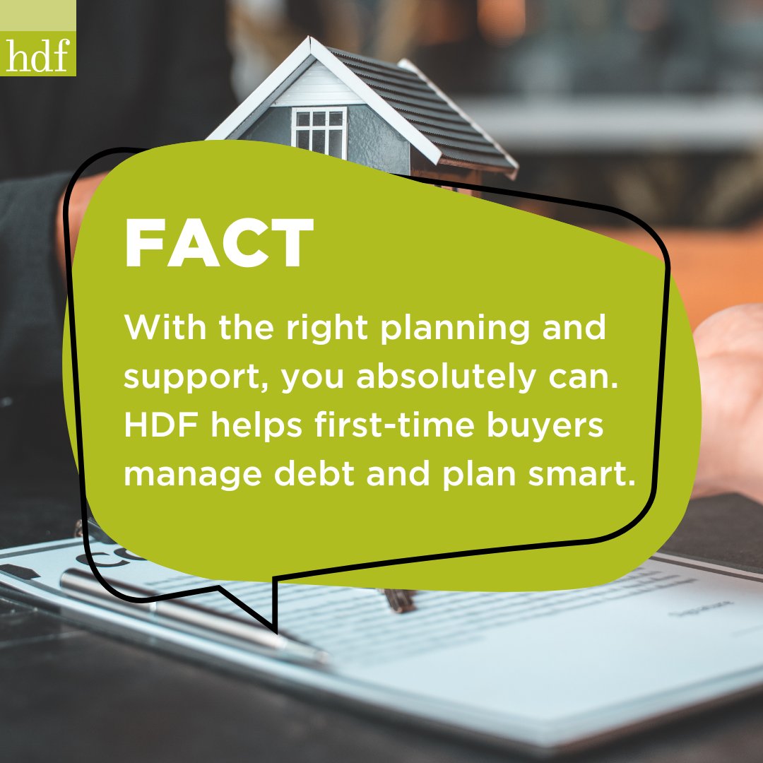 Happy #MythbustingMonday!

HDF has helped many first-time buyers with student debt make homeownership a reality. Find out if you qualify and explore our programs today at hdfconnects.org/first-time-hom…
#HomeBuyingHelp #StudentLoanSupport  #Homeownership #Connecticut