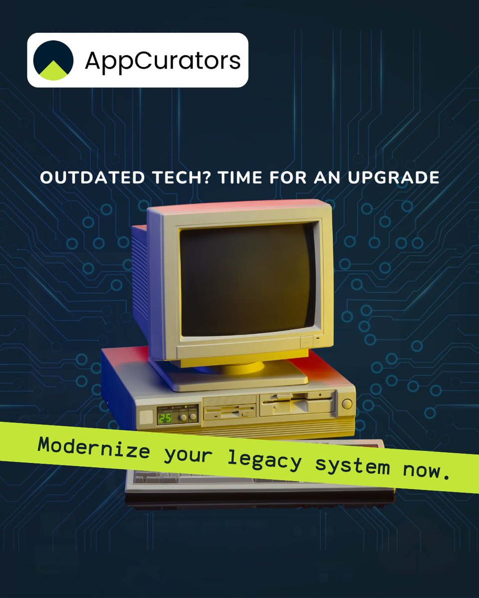 App_Curators's tweet image. Still running on tech from the last decade?
Let us revamp your systems with modern, scalable architecture.
📈 Future-proof your business with AppCurators.
📩 we@appcurators.com
#LegacyModernization #UpgradeYourTech #AppDevelopmentExperts #AppCurators #DigitalTransformation
