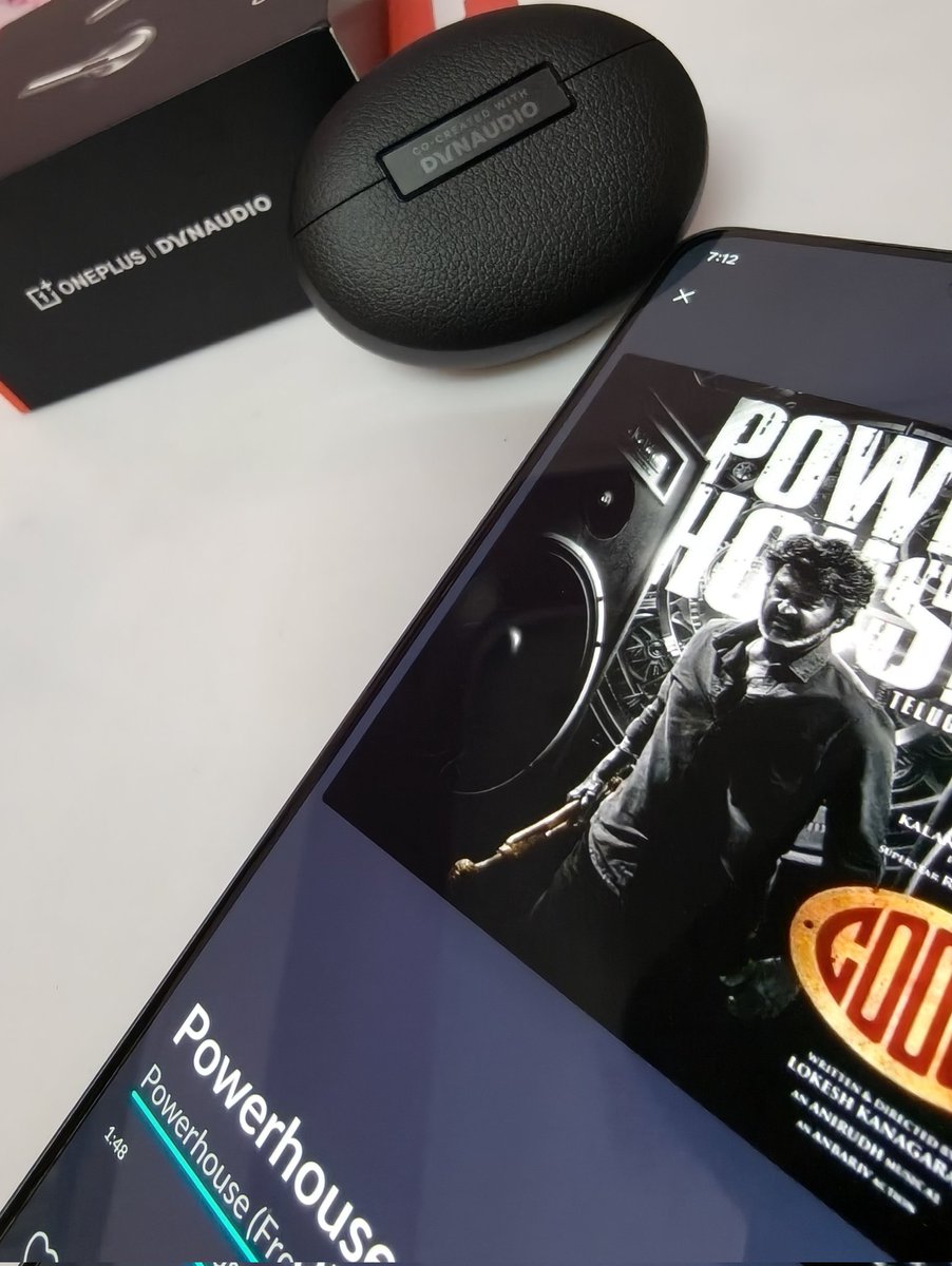 Received #OnePlusBudsPro3 as a winning gift from the #FlexYourFlux contest 🎉 The very first track I played was the Powerhouse Song by Anirudh from #Coolie 🔥 Truly Powerhouse Buds for a Powerhouse Song! 💥 Thank you <a href="/oneplus/">OnePlus</a> for this Powerhouse Gift❤️ #OnePlus #MyFlux