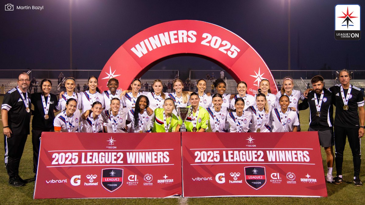 League1 Ontario, Women’s Division 🇨🇦 (@l1owomens) on Twitter photo 📰 A Sabrina Bisante brace helped @woodbridgel1ow win the Women’s League2 Final with an emphatic victory over <a href="/WMSC1971/">Waterloo United</a>.
Match report 👉 sport.li/nk-WL2F25r
#L1ONSteppingUp 📰 A Sabrina Bisante brace helped @woodbridgel1ow win the Women’s League2 Final with an emphatic victory over <a href="/WMSC1971/">Waterloo United</a>.
Match report 👉 sport.li/nk-WL2F25r
#L1ONSteppingUp