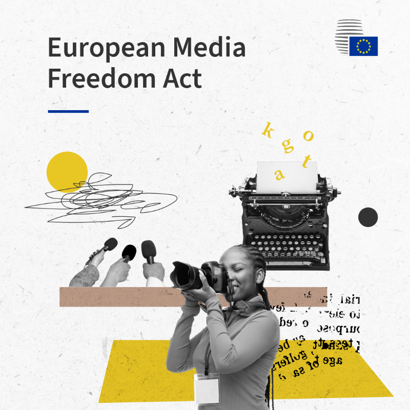 EUCouncil's tweet photo. Today, the #MediaFreedomAct becomes fully applicable in the EU.

A game changer for press freedom which:
✅ protects journalists &amp; sources
✅ safeguards public service media
✅ fights unfair content removal
✅ ensures transparency on ownership &amp; ads 

🔗 https://t.co/ZBnF0CwXvt