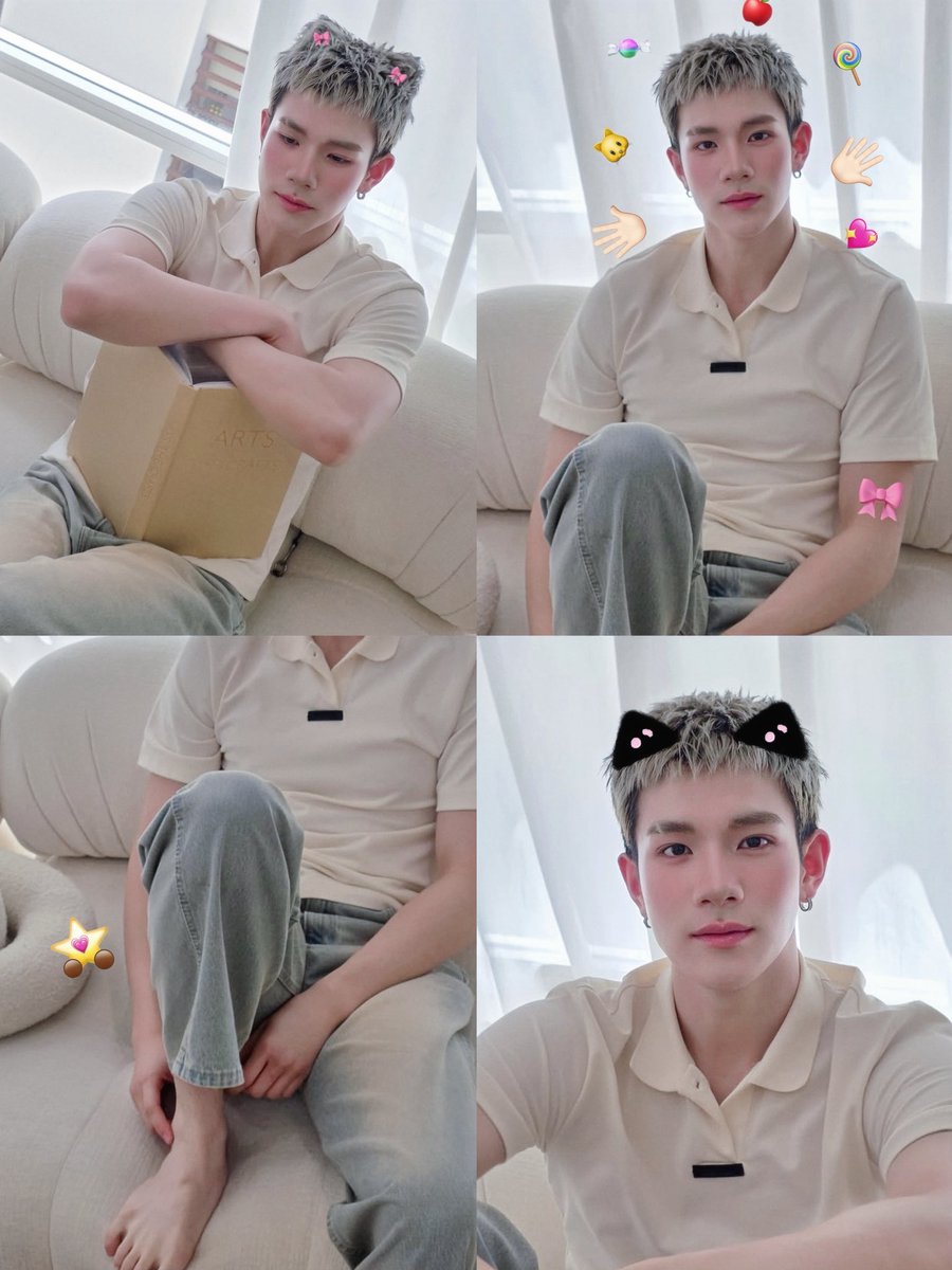 thiti95_'s tweet image. จ๋วยทั้งหมด ᢉ𐭩˚.⋆🐈🎀 ⸝⸝.ᐟ⋆