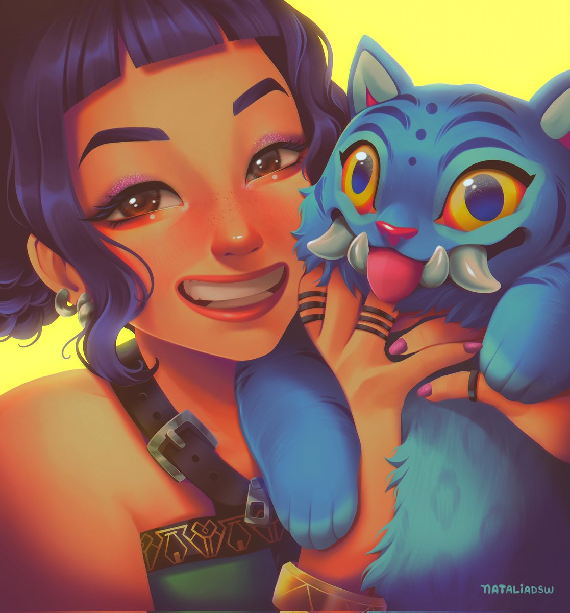 Natália Dias (@nataliadsw) on Twitter photo Make it cute and savage 
#KpopDemonHunters Make it cute and savage 
#KpopDemonHunters