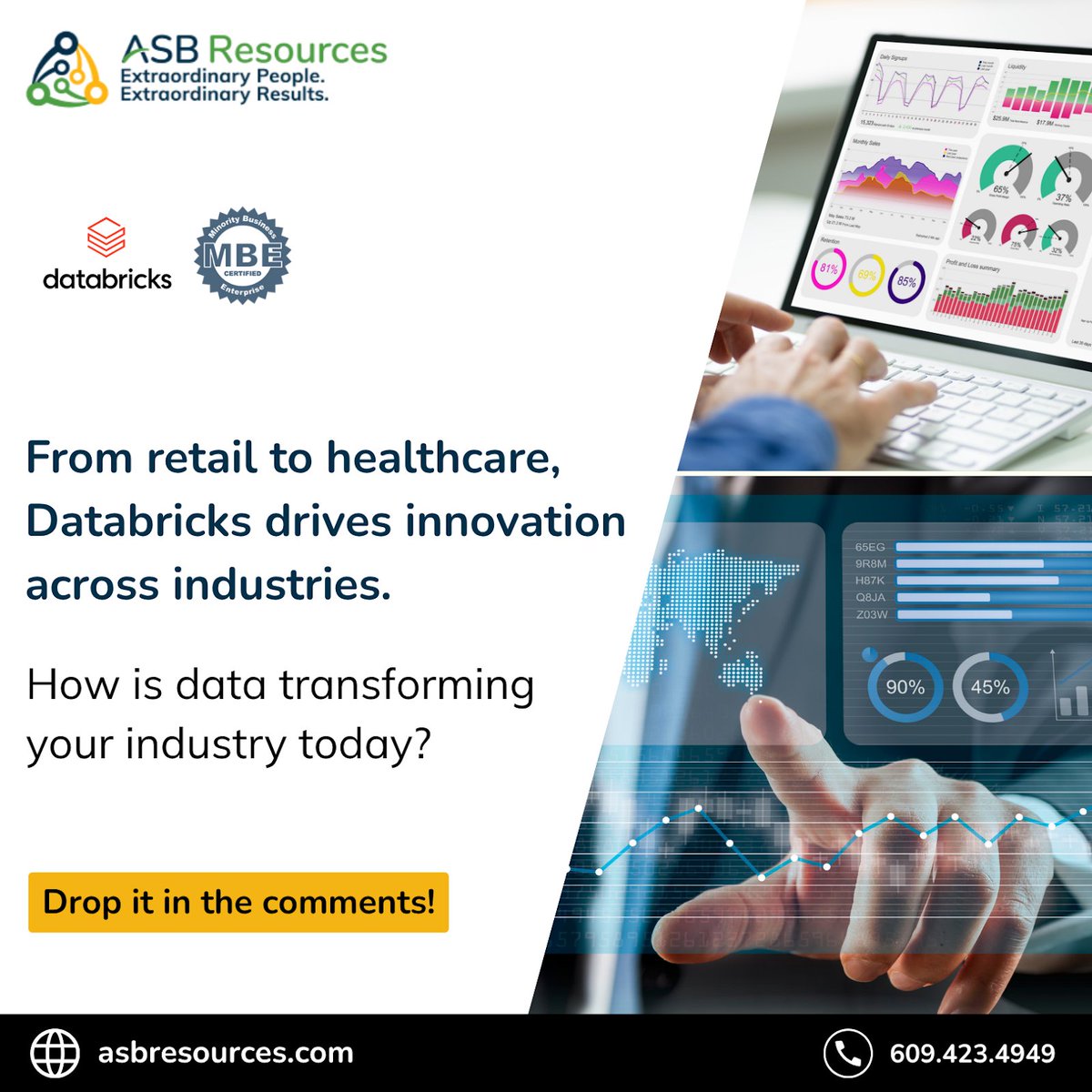 ASB_Resources's tweet image. From retail to healthcare, Databricks drives innovation across industries. Its unified analytics and machine learning capabilities help organizations solve real-world challenges using their data.
#DatabricksSolutions #IndustryInnovation