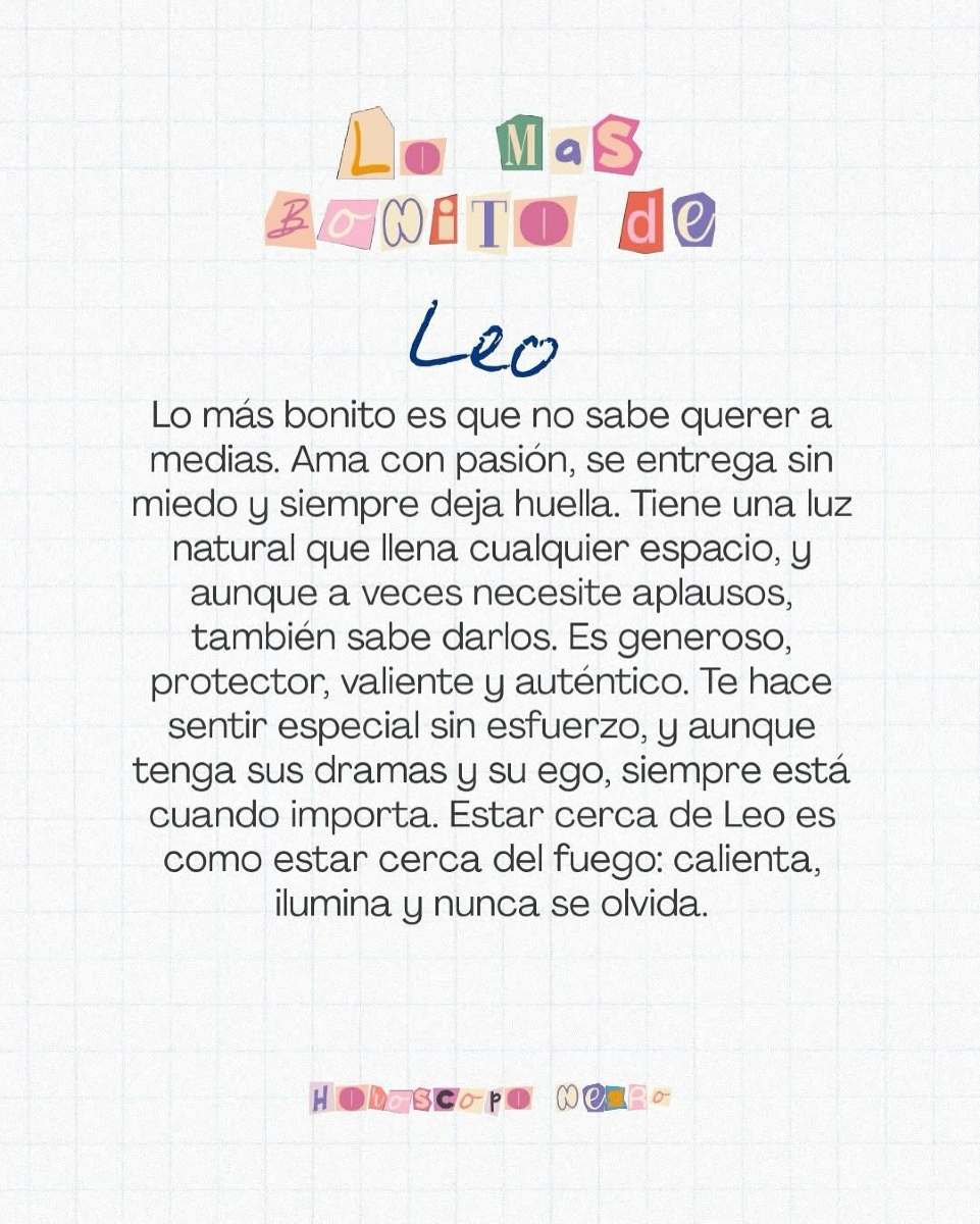 Gracias, Leo ✨🦋