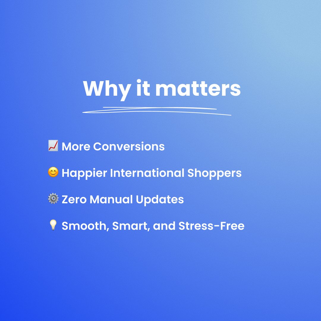 eshopsync's tweet image. Go Global Without Confusion!💁‍♂️
Tired of losing customers due to unclear pricing in foreign currencies? Welcome our
#SalesforceAdvancedLiveCurrencyConverter

Explore eshopsync.com/advance-live-c…

Visit👉eshopsync.com for more advanced product 🤝

#WooCommerce #eShopSync