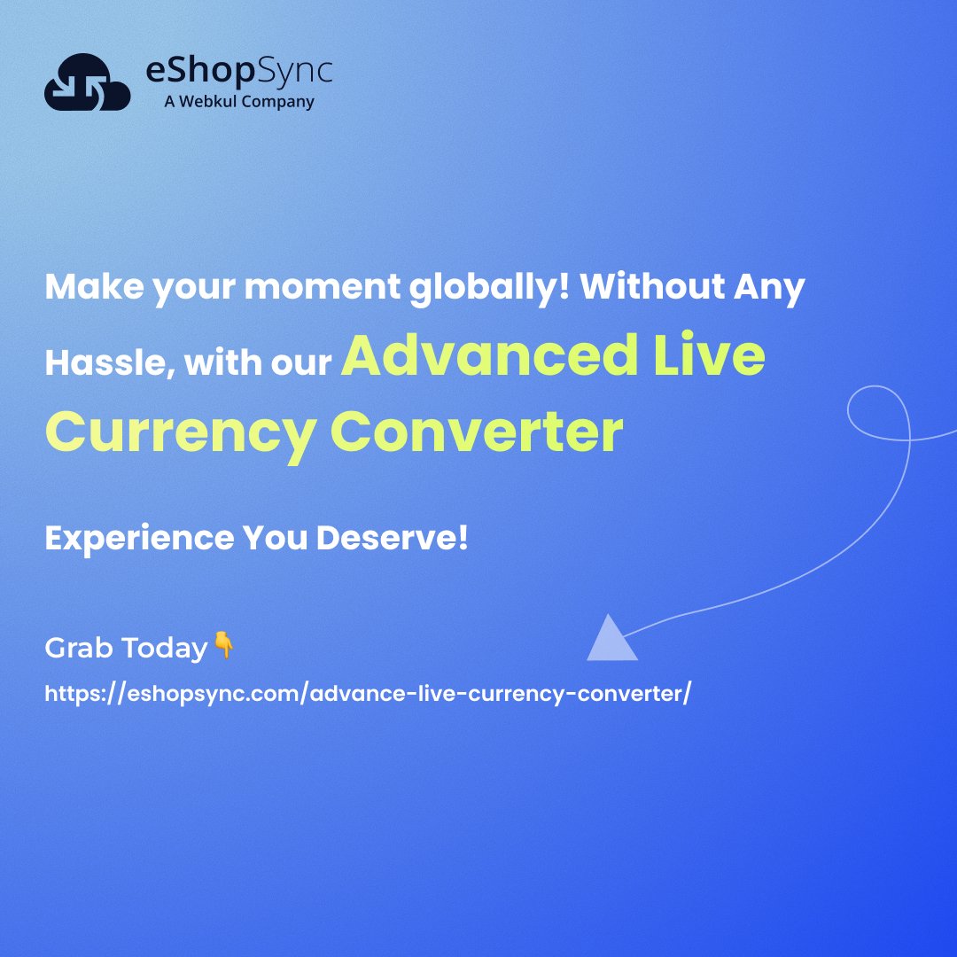Go Global Without Confusion!💁‍♂️
Tired of losing customers due to unclear pricing in foreign currencies? Welcome our
#SalesforceAdvancedLiveCurrencyConverter

Explore eshopsync.com/advance-live-c…

Visit👉eshopsync.com for more advanced product 🤝

#WooCommerce #eShopSync