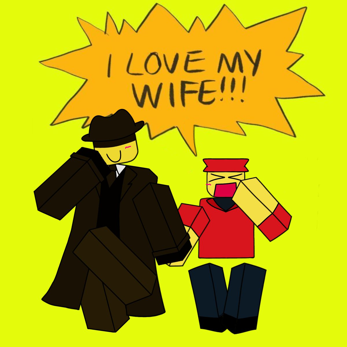 He really loves his wife
#dinencrime #pizzadebt #forsakenfanart