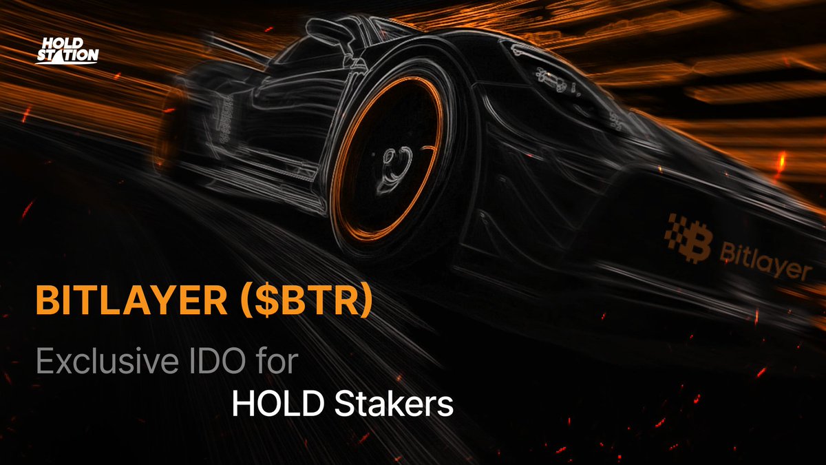 Holdstation - The DeFAI Smart Wallet (@holdstationw) on Twitter photo 🔥 Bitcoin L2 szn is here
$BTR IDO is coming to Holdstation Launchpad — the native token of <a href="/BitlayerLabs/">Bitlayer BitVM</a>, a leading Bitcoin Layer 2.
Best part? 100% allocation to HOLD stakers only.
👉 Stake $HOLD now. Opportunities like this don’t come twice.
Details coming soon! 🔥 Bitcoin L2 szn is here
$BTR IDO is coming to Holdstation Launchpad — the native token of <a href="/BitlayerLabs/">Bitlayer BitVM</a>, a leading Bitcoin Layer 2.
Best part? 100% allocation to HOLD stakers only.
👉 Stake $HOLD now. Opportunities like this don’t come twice.
Details coming soon!