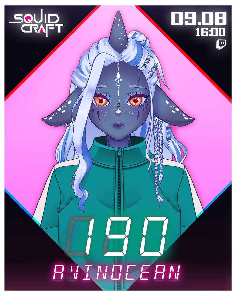 Die Spiele beginnen Am Samstag und ich bin Dabei!
Eure Nr. 190 🤪🐳
#squidcraft ist mein erstes Event wo ich dabei bin und ich freu mich sehr auf Neue Menschen, Freundschaft oder Verrat 🤫
Bitte unterstützt das Charity Event und schaut vorbei💙💝