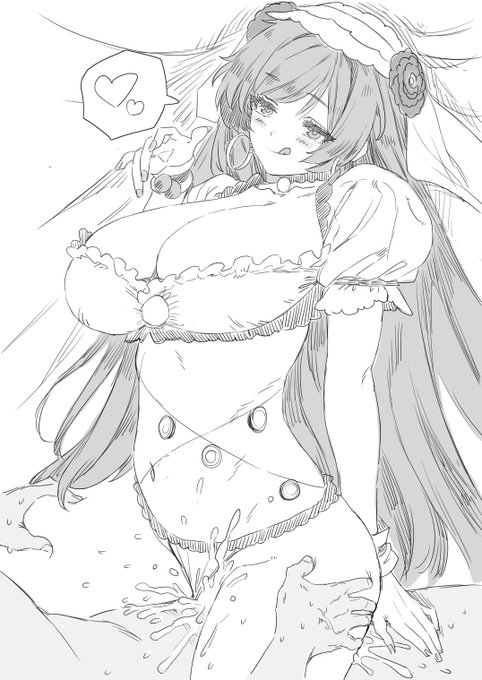 今晩は眠たくて途中でリタイヤ。搾り取るマタハリさん描いてました。 