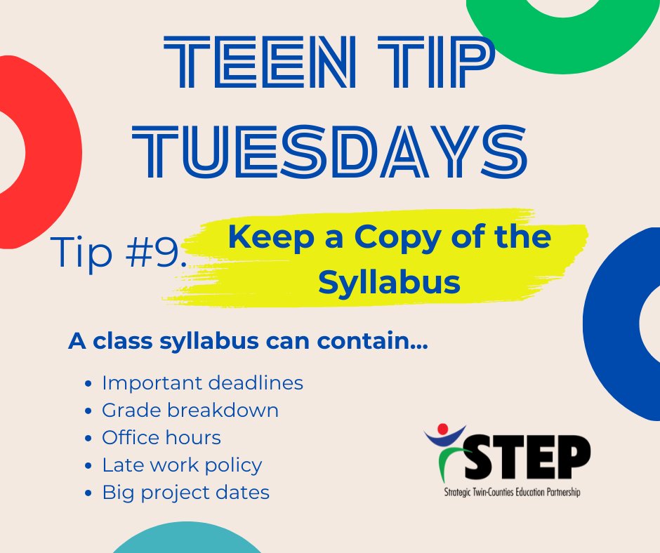 Because “I didn’t know” won’t fly when deadlines hit.
Save your syllabus somewhere easy to find, your planner, phone, laptop, anywhere but the bottom of your backpack! #AcademicSuccess #FirstYearSuccess