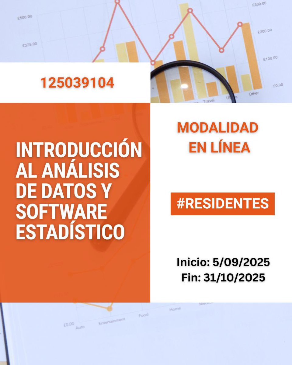 📊 La #EVES forma a los residentes en análisis de datos y software estadístico
🧠 Aprendiendo desde cero y mejorando el perfil investigador
💻 Modalidad en línea · 40 h · Código: 125039104

#FormaciónEVES #ResidentesEVES #DatosYSalud