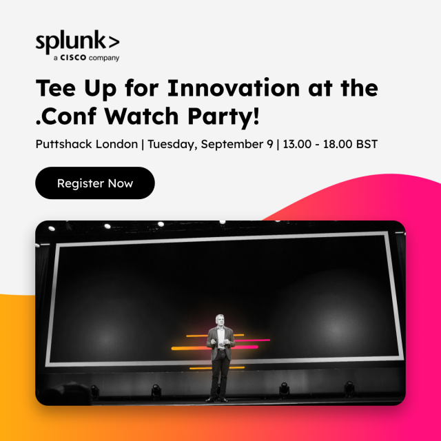 Can’t make it to Boston for Splunk .conf25? Don’t miss a beat! We’re bringing the excitement of the product keynote directly to you, combined with an unforgettable afternoon of networking, delicious food, and a bit of friendly competition with mini... bit.ly/45kjjLi