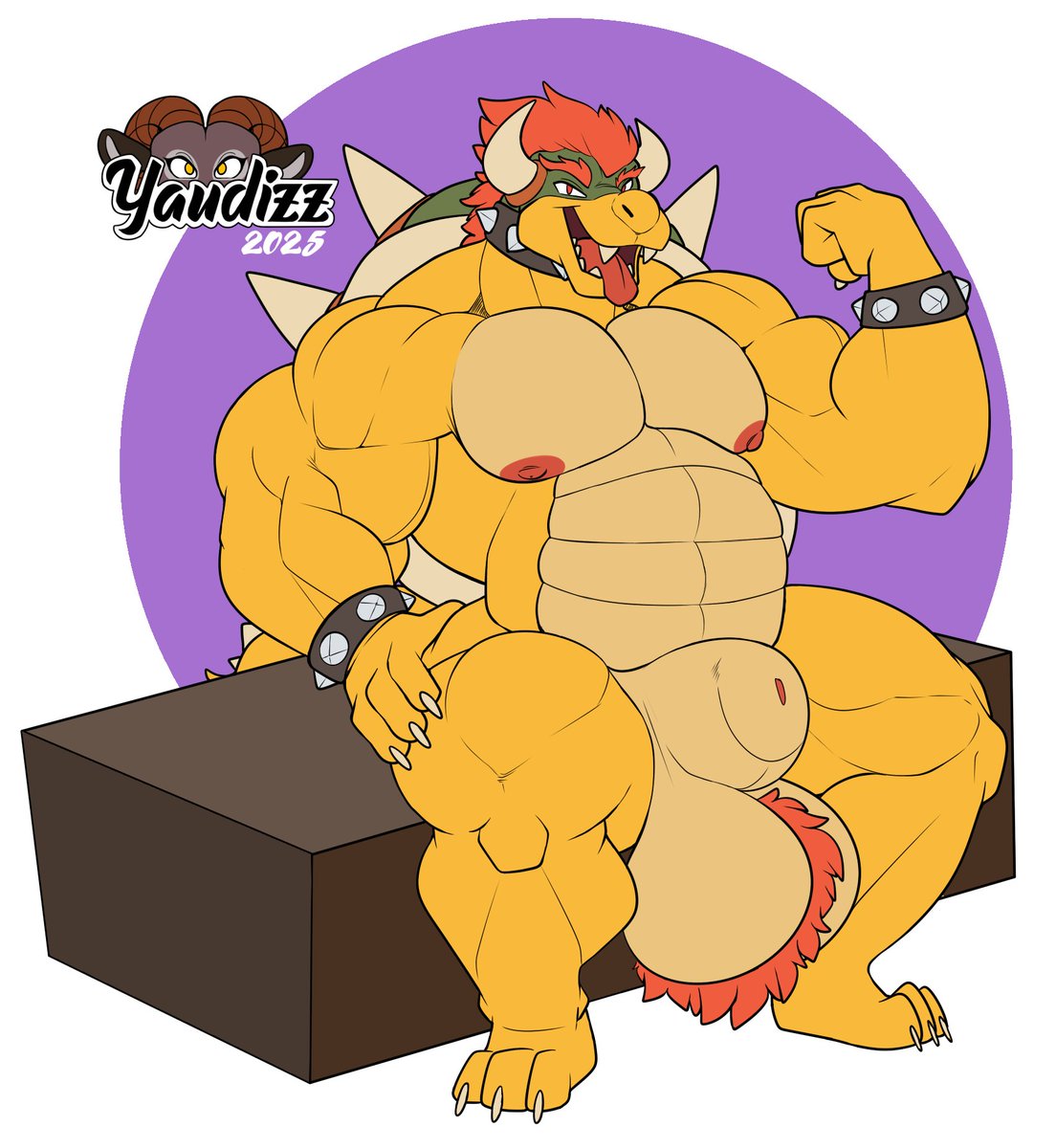 Time to celebrate the King and everyone's furry Daddy. Now it's time to worship him and all his glory.

#furry #furryart #BowserDay #nsfwart