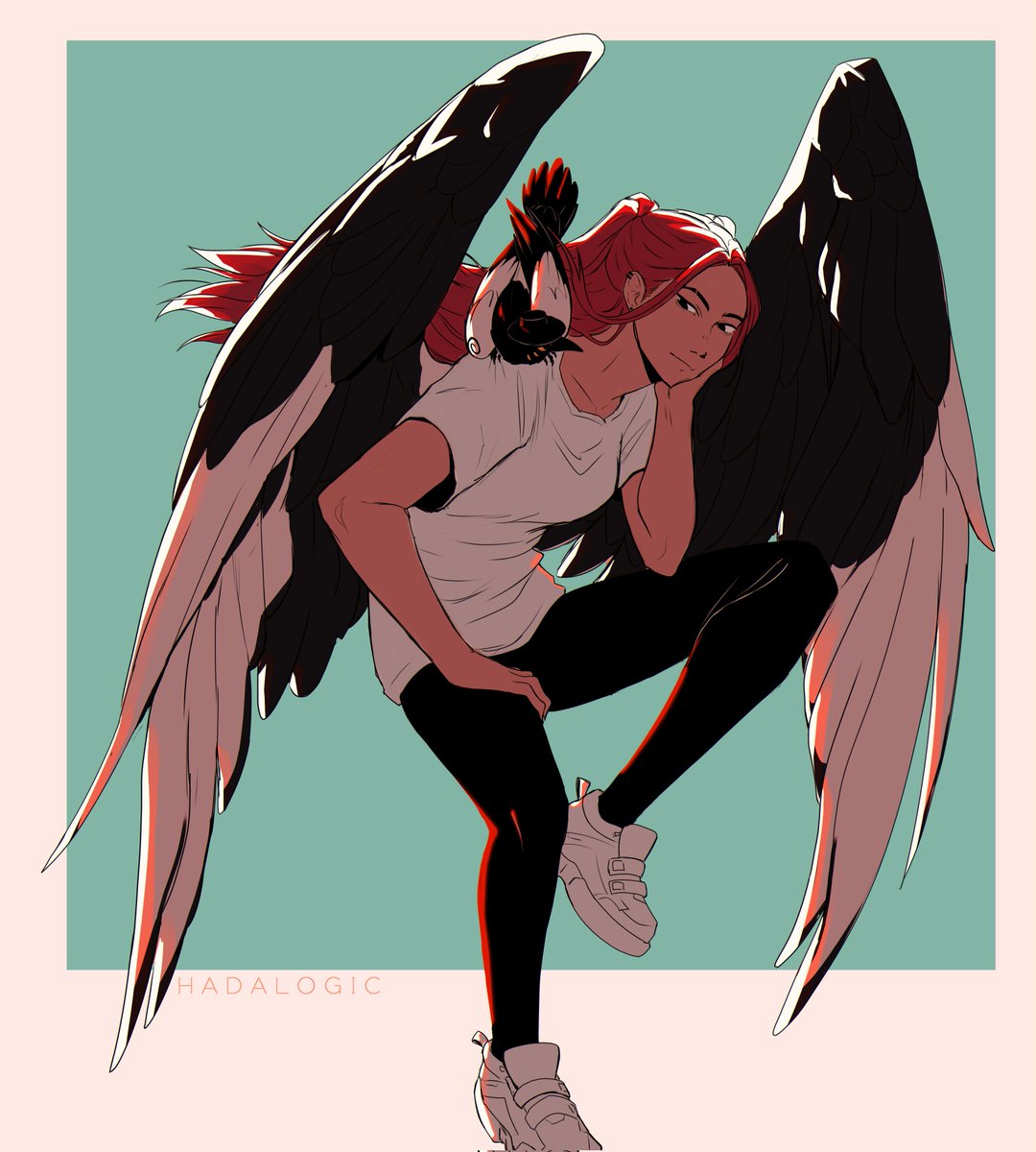 hadalogic's tweet image. trying to break thru my artblock lol 
#KPOPDEMONHUNTERS