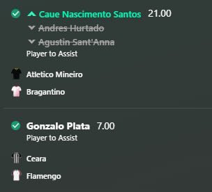 Members of our main service starting the month off in an insane way… 

Caue Nascimento Santos @ 21.00✅
Gonzala Plata @ 7.00 ✅
Double @ 147.00 ✅

I guess that’s one way to start a new season? 😳 

Promotion for this service drops today 🫡