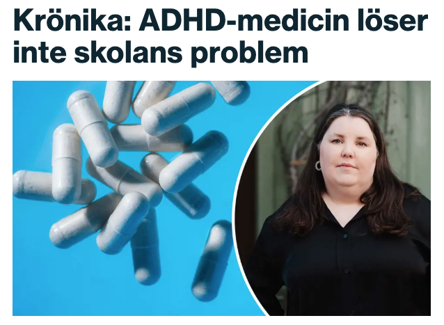 ”Det är inte rimligt att vi undervisar på ett otydligt sätt och när eleverna, på grund av att undervisningen brister, uppvisar koncentrationssvårigheter så skickar vi remiss för utredning med frågeställning ADHD”, skriver <a href="/rektor_linnea/">Linnea Lindquist</a>.

skolledaren.se/aktuellt/nyhet…