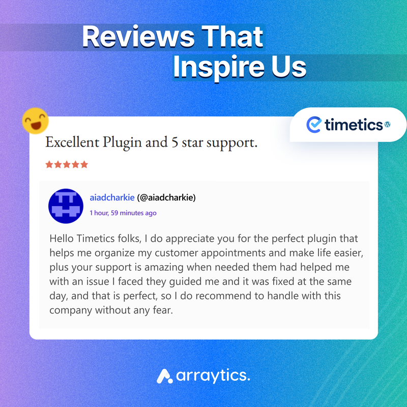 Arraytics tweet media