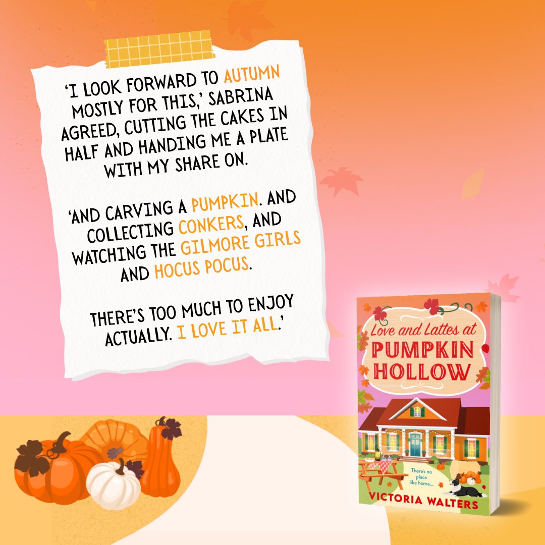 Boldwood Books (@boldwoodbooks) on Twitter photo What is your favourite autumn tradition? 🍁
📖 Love and Lattes at Pumpkin Hollow by <a href="/Vicky_Walters/">Victoria Walters</a>! mybook.to/LoveandLattes What is your favourite autumn tradition? 🍁
📖 Love and Lattes at Pumpkin Hollow by <a href="/Vicky_Walters/">Victoria Walters</a>! mybook.to/LoveandLattes