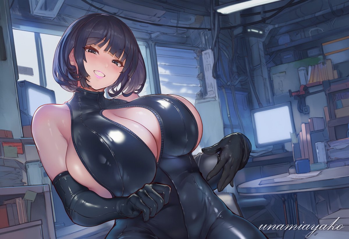 どこかに盗みを仕掛ける準備中のブラックボディースーツ姉さん１７
彼女は子供のようにはしゃぎ、「お宝～おたから～ほい～」と歌いながら上半身だけで踊る。その無邪気な姿に、誰もがふと疑う――この娘が天才怪盗なのかと。
#AIart #Bodysuit