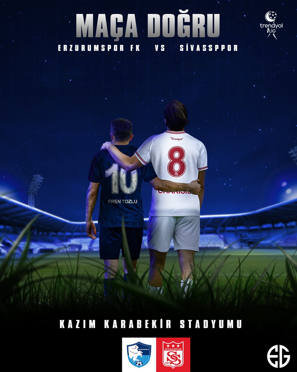 MAÇA DOĞRU

🏆 1. Hafta
🆚 Sivasspor
🗓️ 09.08.2025
🕰 19.00
🏟️ Kazım Karabekir Stadyumu
📲 #ERZvSVS

#erzurumspor #sivasspor