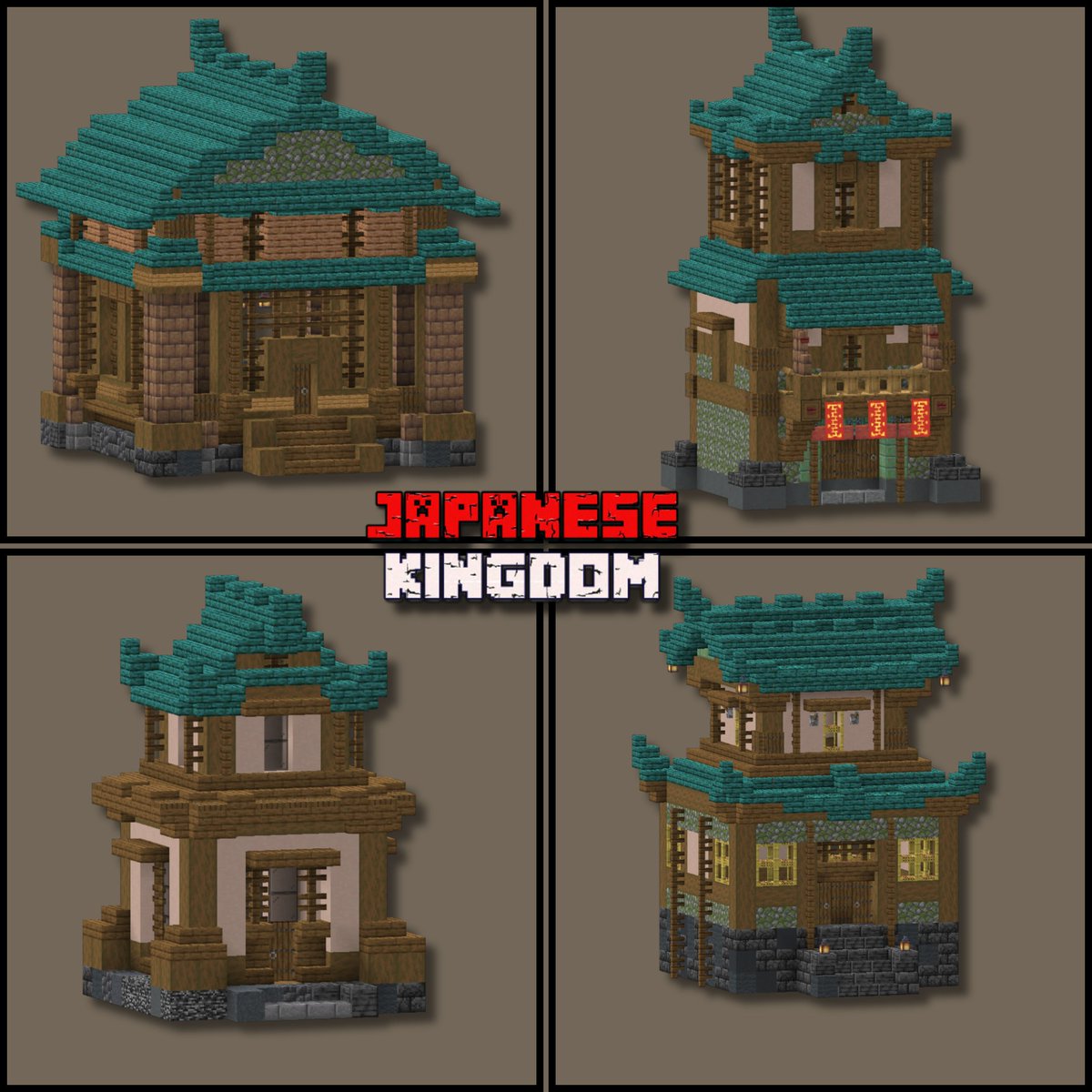 30+ Fantasy Japanese Houses I made for the most recent Kingdom I made on Galekin.

Blueprint+Schematic Download Available

#minecraft #minecraftbuilds #minecraftideas #minecraftdetails