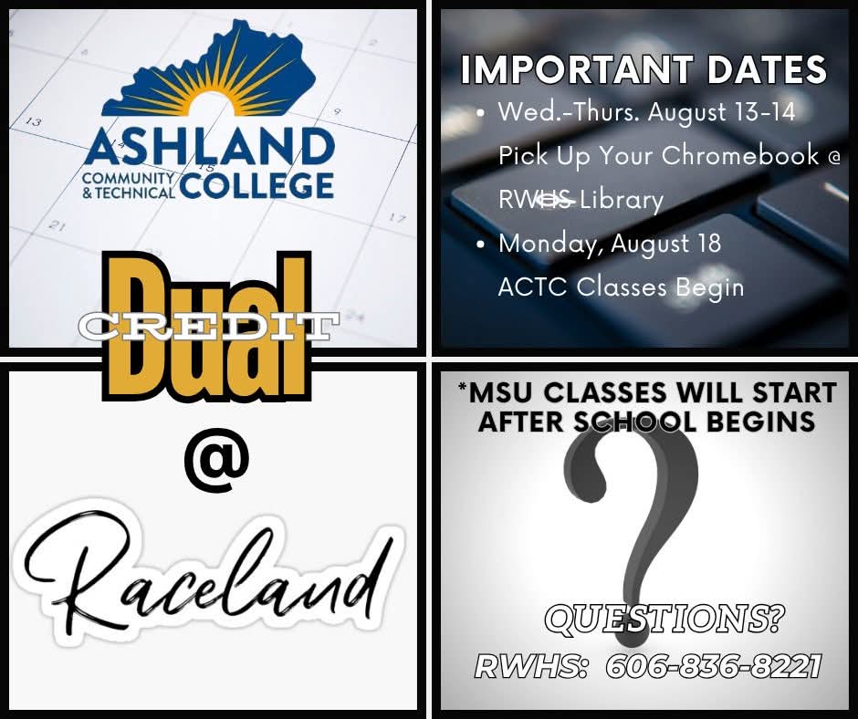 Posting a little late - SORRY Ms. H-J - but this is important info for our many of our "Dual Credit Students."  Please see below: