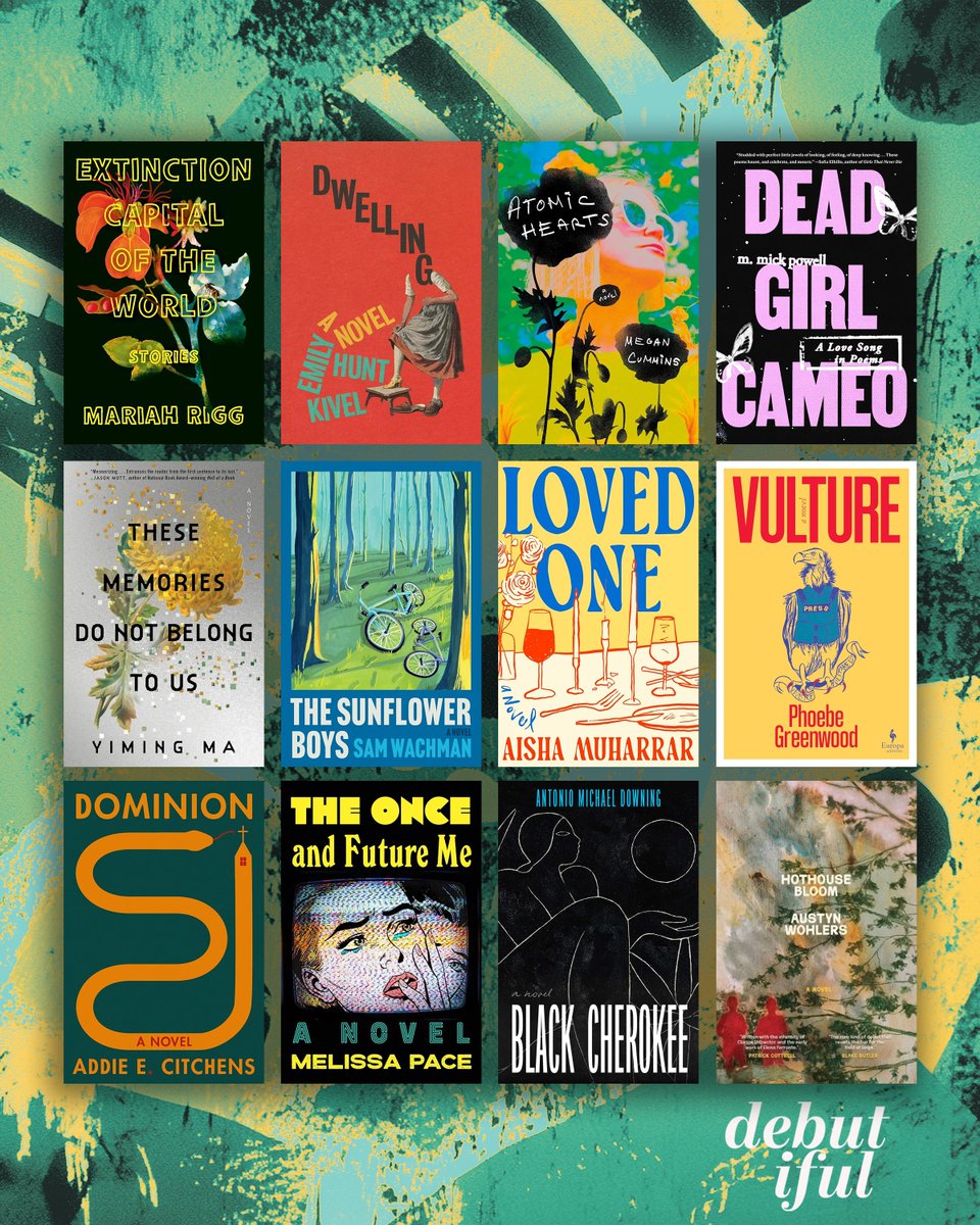 These are the dozen debut books that we think you should rush out and buy this month!  

From stories about Hawaiʻi to a novel set in rural Mississippi. From a genre-bending book about memories to a satire about war, there's something for everyone:

debutiful.net/2025/08/04/12-…