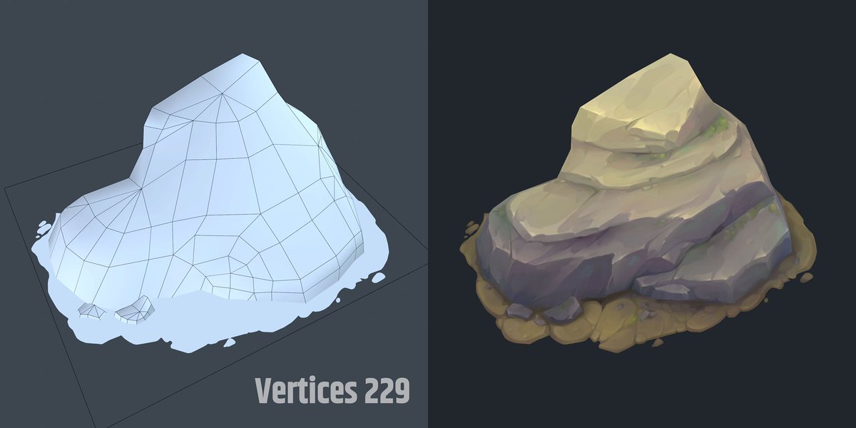 Handpainted 3D Rock

#ROBLOX #RobloxDev #handpainted