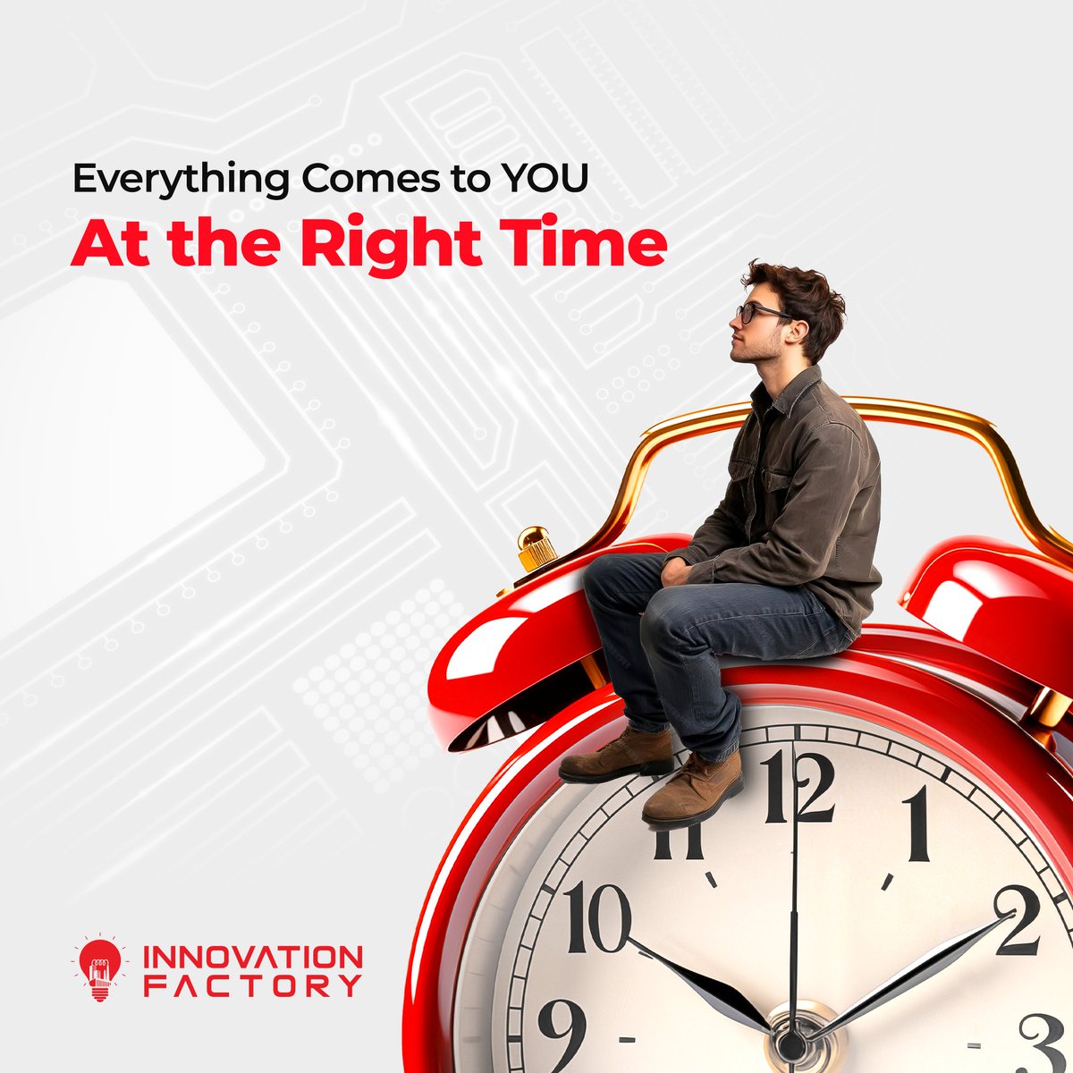 Everything Comes to YOU — At the Right Time.
At Innovation Factory, we don’t chase trends.
We create the future, right on time. 🚀⚡

#InnovationFactory #Future #ToTheFuture