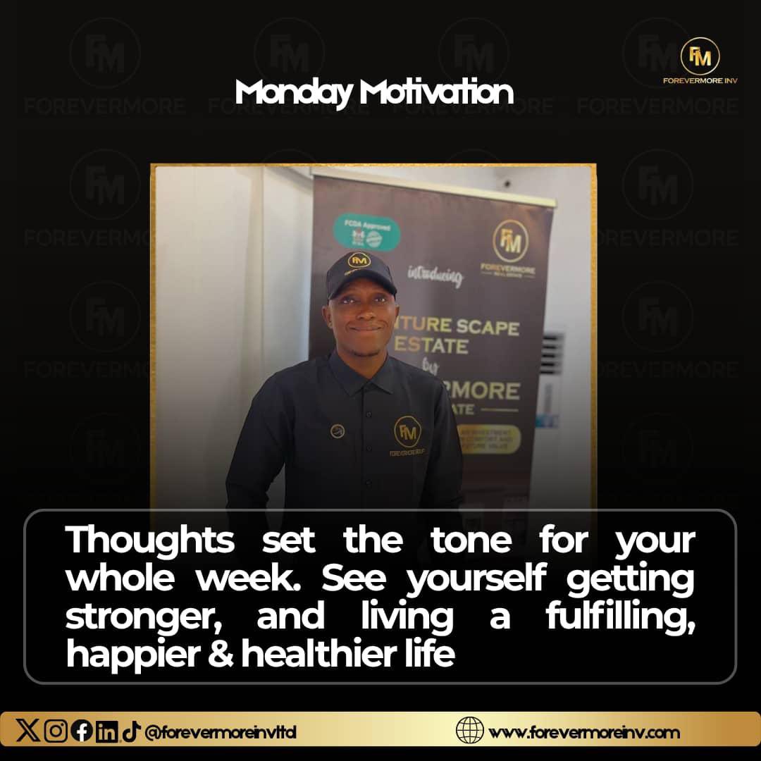 ForevermoreInv's tweet photo. thoughts set the tone for your whole week. See yourself getting stronger, and living a fulfilling, happier &amp; healthier life.
#MondayVibes #MondayMotivation #GoViral https://t.co/kpEst9dHqO