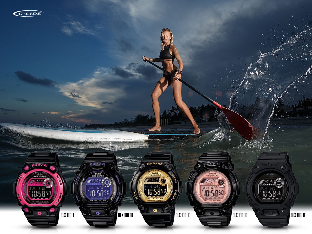 javyscasio's tweet image. 🌊 BABY-G G-LIDE BLX-100 series is built for extreme sports! 🏄♀️ Sleek black design with vibrant LCD screens and colorful accents. 200m water-resistant with Tide Graph—perfect for surfers, beginner to pro. 🏄♂️ Catch the wave in style! 🌴
#BABYG #GLIDE #TideGraph #Surfing #BLX100