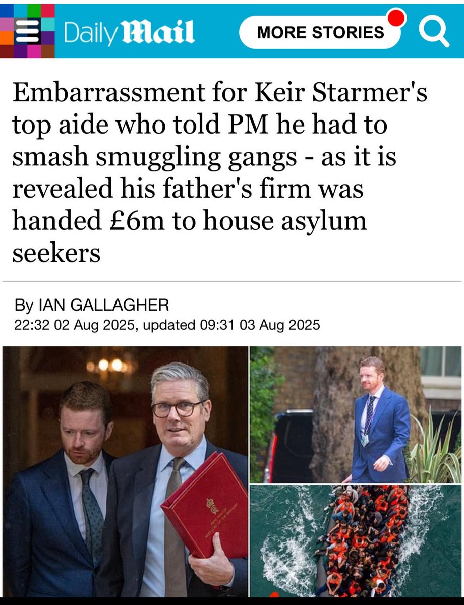 <a href="/Keir_Starmer/">Keir Starmer</a> So now we find out that £6 million of our money has gone to the father of Starmer’s top aide to house illegal migrants. You couldn’t make it up.
Meanwhile, our own people are struggling, and vulnerable women and girls are being put at risk.
They lie, they profit, and they don’t