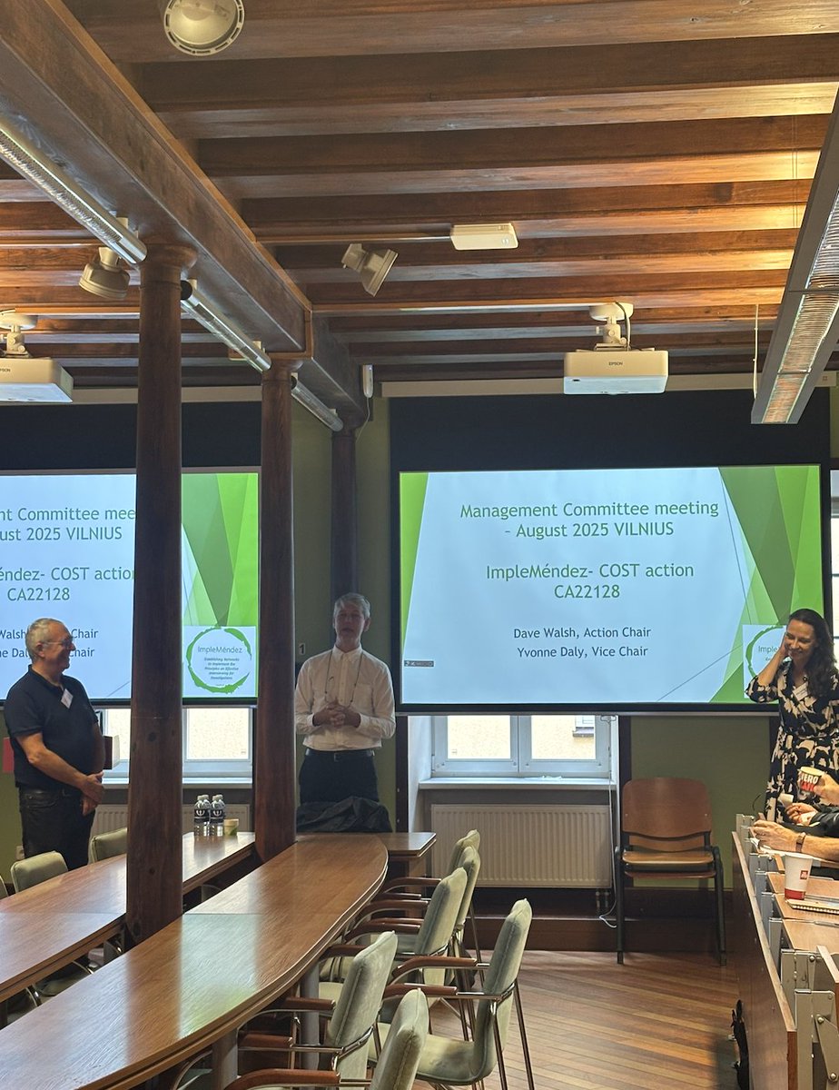 IMPLEMENDEZ (@implemendez) on Twitter photo And we are underway! Prof. dr. Jonas Dagys and Dr. <a href="/IlonaLaurinait1/">Ilona Laurinaitytė</a> welcome members of the #ImpleMendez Management Committee to the beautiful campus of <a href="/VU_LT/">Vilnius University</a>. And we are underway! Prof. dr. Jonas Dagys and Dr. <a href="/IlonaLaurinait1/">Ilona Laurinaitytė</a> welcome members of the #ImpleMendez Management Committee to the beautiful campus of <a href="/VU_LT/">Vilnius University</a>.