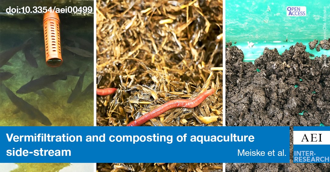 New study: #Compost #worms turn #aquaculture #sludge from #catfish and #trout farms into
nutrient-rich compost and potential animal feed ingredients—paving the way for a circular economy in aquaculture! bit.ly/aei_17_137