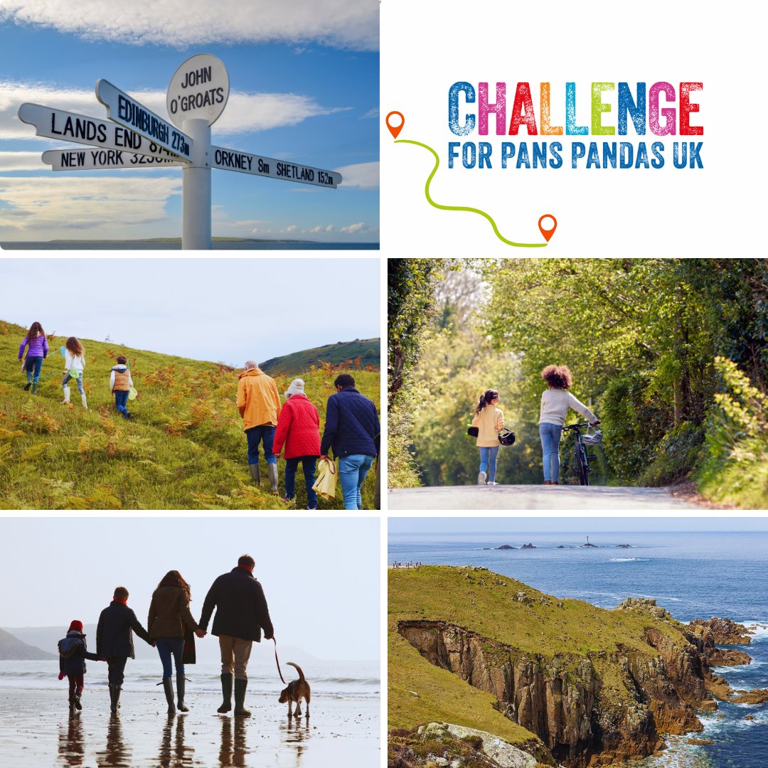 PANS PANDAS UK (@panspandasuk) on Twitter photo Join our Challenge of collectively conquering the longest distance in the UK, 874 miles, and demonstrate how families across the length (and breadth!) of the UK are affected by PANS and PANDAS.
Get involved at panspandasuk.org/challenge Join our Challenge of collectively conquering the longest distance in the UK, 874 miles, and demonstrate how families across the length (and breadth!) of the UK are affected by PANS and PANDAS.
Get involved at panspandasuk.org/challenge